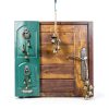 Maitys Witch Bells 2 Pieces Door Knob Hanger Witchcraft Decor Wind Chimes Positive Energy Decor Magic Home Protection Bells Handmade Clear Negative Energy Witch Door Knocker for Boho-6