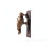 Renovators Supply Manufacturing Door Knockers for Front Door 6.5 in. Antique Brass Woodpecker Shaped Door Knocker with Mounting Hardware-2
