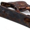 Renovators Supply Manufacturing Door Knockers for Front Door 6.5 in. Antique Brass Woodpecker Shaped Door Knocker with Mounting Hardware-7