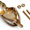 Bright Brass Door Knocker by Everbilt 6-5/16in Steel Hardware-2