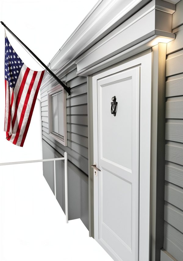 Elegant 5 Inch Matte Black Door Knocker with 180° Peephole TB SENROCA-7