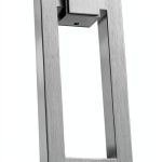 Door Knocker Taymor Satin Nickel Solid Metal 2-1/4" W x 5-1/2" H-0