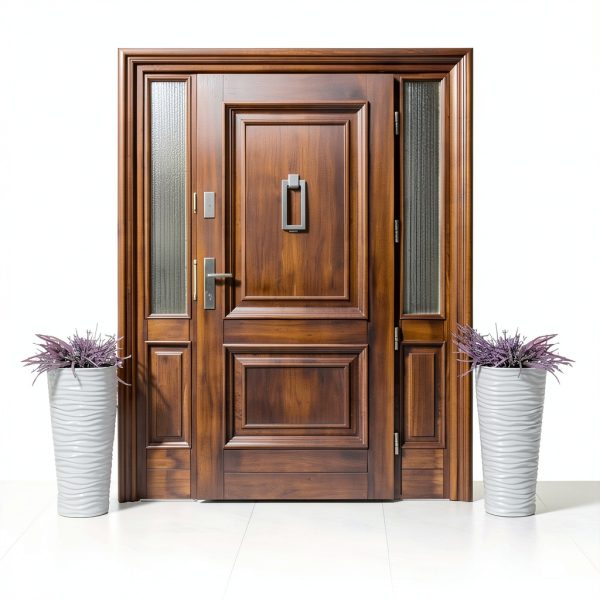 Door Knocker Taymor Satin Nickel Solid Metal 2-1/4" W x 5-1/2" H-1