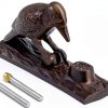 Renovators Supply Manufacturing Door Knockers for Front Door 6.5 in. Antique Brass Woodpecker Shaped Door Knocker with Mounting Hardware-4