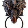 Pacific Giftware Gothic Dragon Door Knocker Cast Iron Finish-0