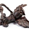 Owl Door Knocker by Earl Diamond Heavy Duty Cast Iron Rustic Black-2