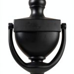Door Knocker SANATO Black Duty Nickel Finish for Front Doors-0
