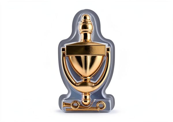 Bright Brass Door Knocker by Everbilt 6-5/16in Steel Hardware-3