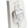 QCAA Solid Brass Door Knocker 7" Matte Black, Wall Mount, Antique-3