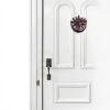Sun and Moon Front Door Knocker Cast Iron Rustic, Brown-2