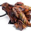 Pacific Giftware Gothic Dragon Door Knocker Cast Iron Finish-2